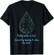 Muddy Water Quote Digital Drop Alan Watts Wisdom T-Shirt - T-Shirt | Black