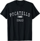 Pocatello Idaho ID Vintage T-Shirt - T-Shirt | Black