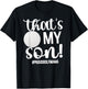 That's My Son Golf Mama Of A Golf Player Golf Mom T-Shirt - T-Shirt | Black