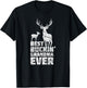Best Buckin Grandma Shirt Deer Buck Hunting Gift T-Shirt - T-Shirt | Black