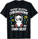Down Syndrome Shirts Kids T21 Rockin' An Extra Chromosome T-Shirt - T-Shirt | Black