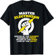 Funny Master Electrician T-Shirt - T-Shirt | Black