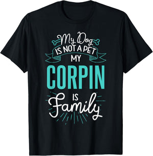 Cute Corpin Shirt Family Dog Gift Men T-Shirt - T-Shirt | Black