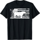 USA American Flag - America Cow Black Angus Rancher T-Shirt - T-Shirt | Black