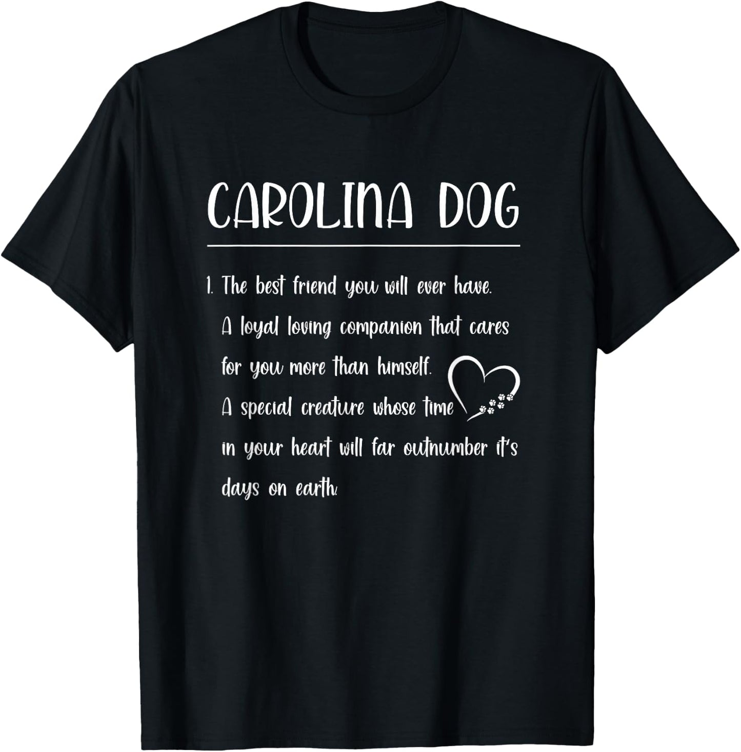 The Best Friend You Will - Definition Carolina Dog T-Shirt - T-Shirt | Black