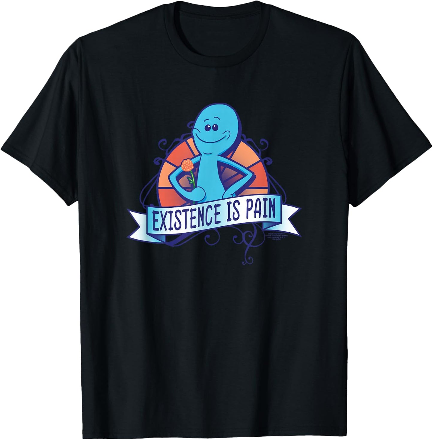 Rick and Morty Existence is Pain T-Shirt - T-Shirt | Black