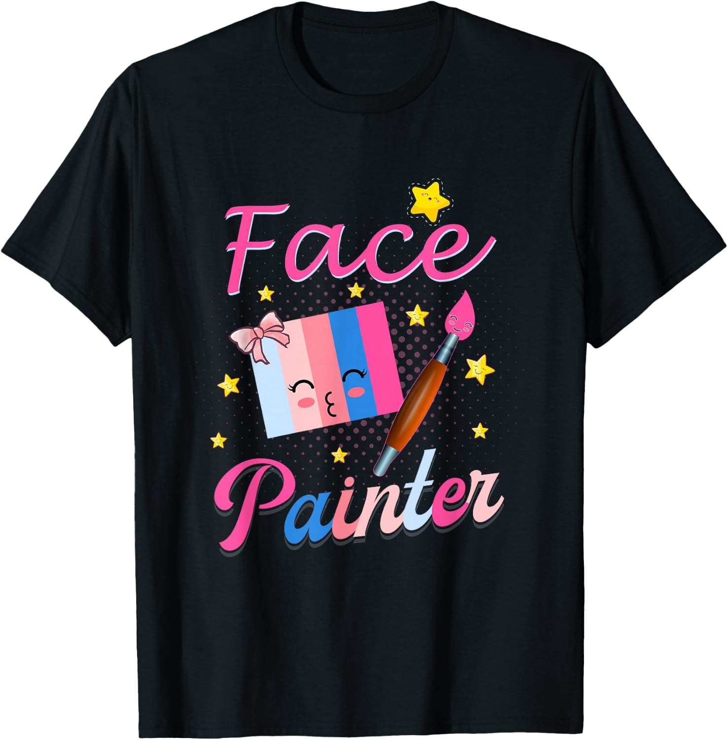 Face painter for Makeup artist T-Shirt - T-Shirt | Black