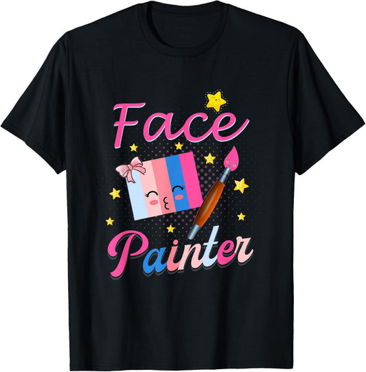 Face painter for Makeup artist T-Shirt - T-Shirt | Black
