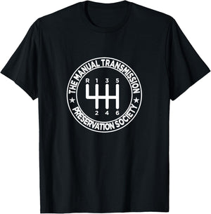 The Manual Transmission Preservation Society Small T-Shirt - T-Shirt | Black