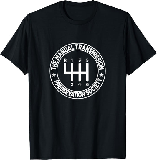 The Manual Transmission Preservation Society Small T-Shirt - T-Shirt | Black