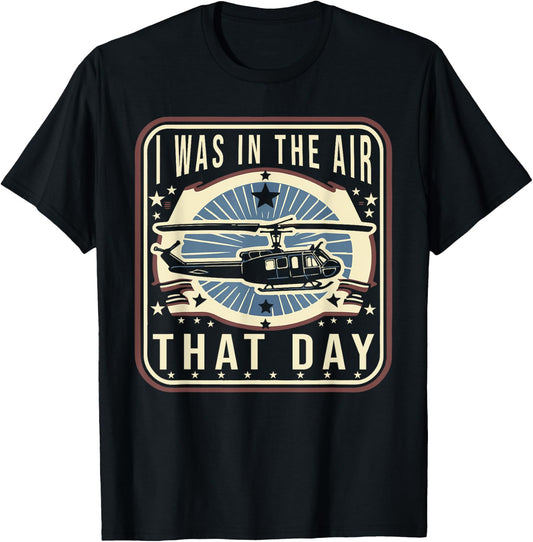 Helicopter Pilot T-Shirt - T-Shirt | Black
