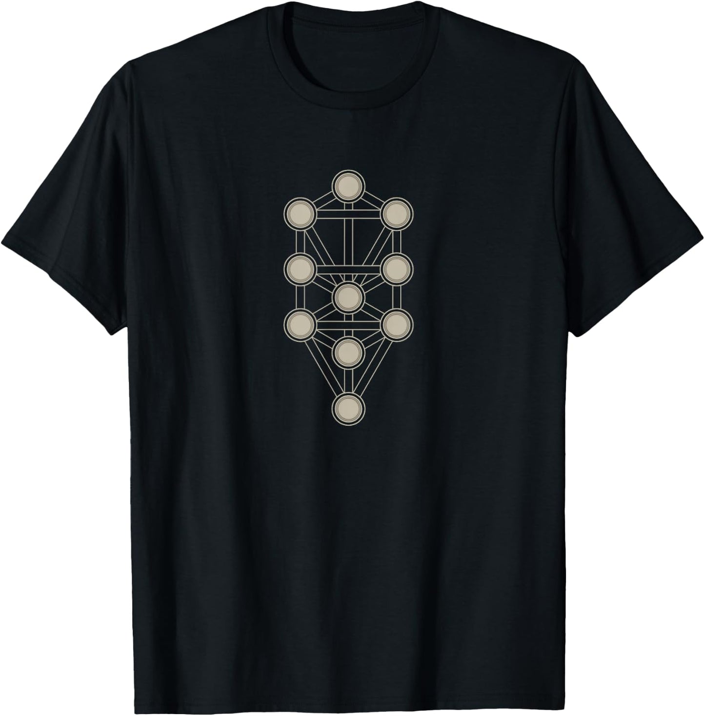 Tree of Life Sephiroth Mystic Magic Esoteric Kabbalah T-Shirt - T-Shirt | Black