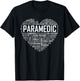EMT Heart Paramedic T Shirt National EMS Week Gift T-Shirt - T-Shirt | Black