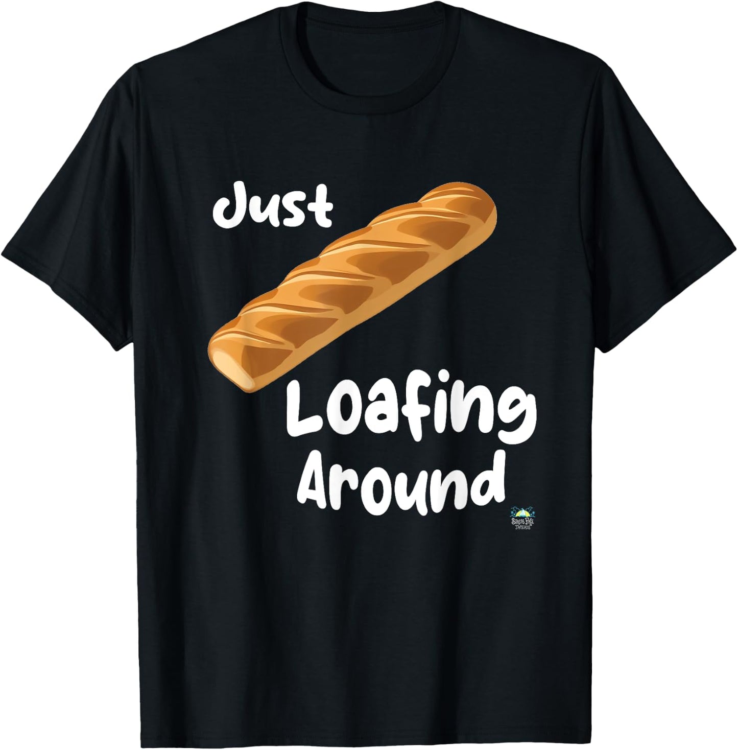 Just Loafing Around Bread T-Shirt - T-Shirt | Black