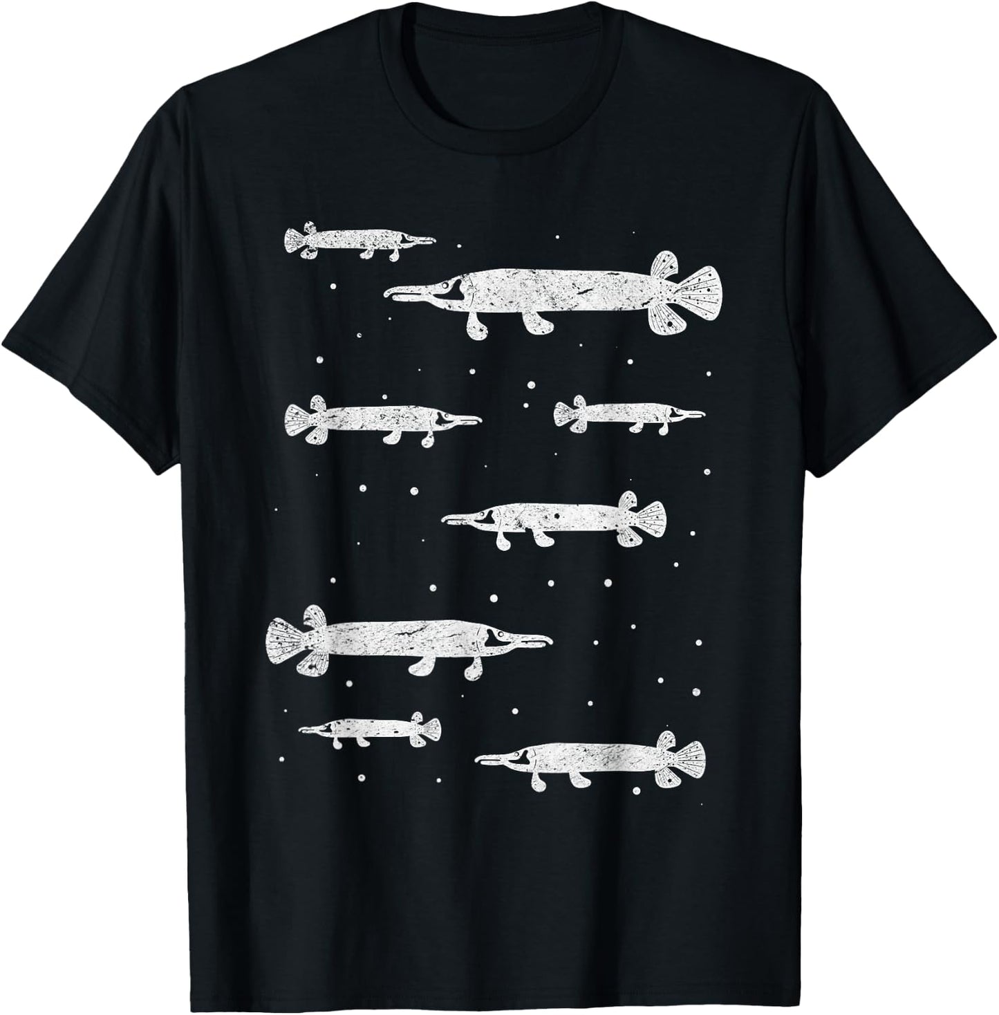 Gar Fishes Gar Fish Gar Fishing Lover Garfishing Garfish T-Shirt - T-Shirt | Black