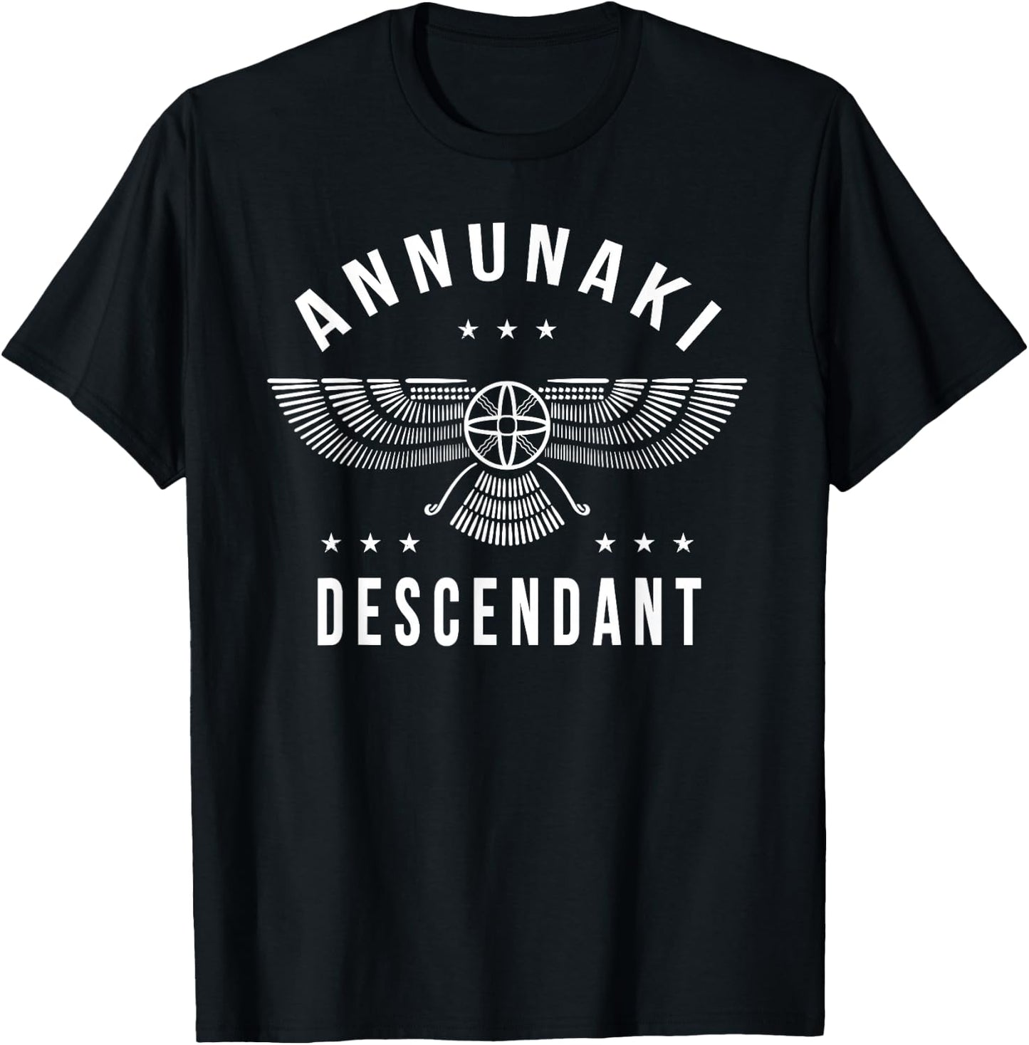 Annunaki Descendant - Sumerian Alien Gods T-Shirt - T-Shirt | Black