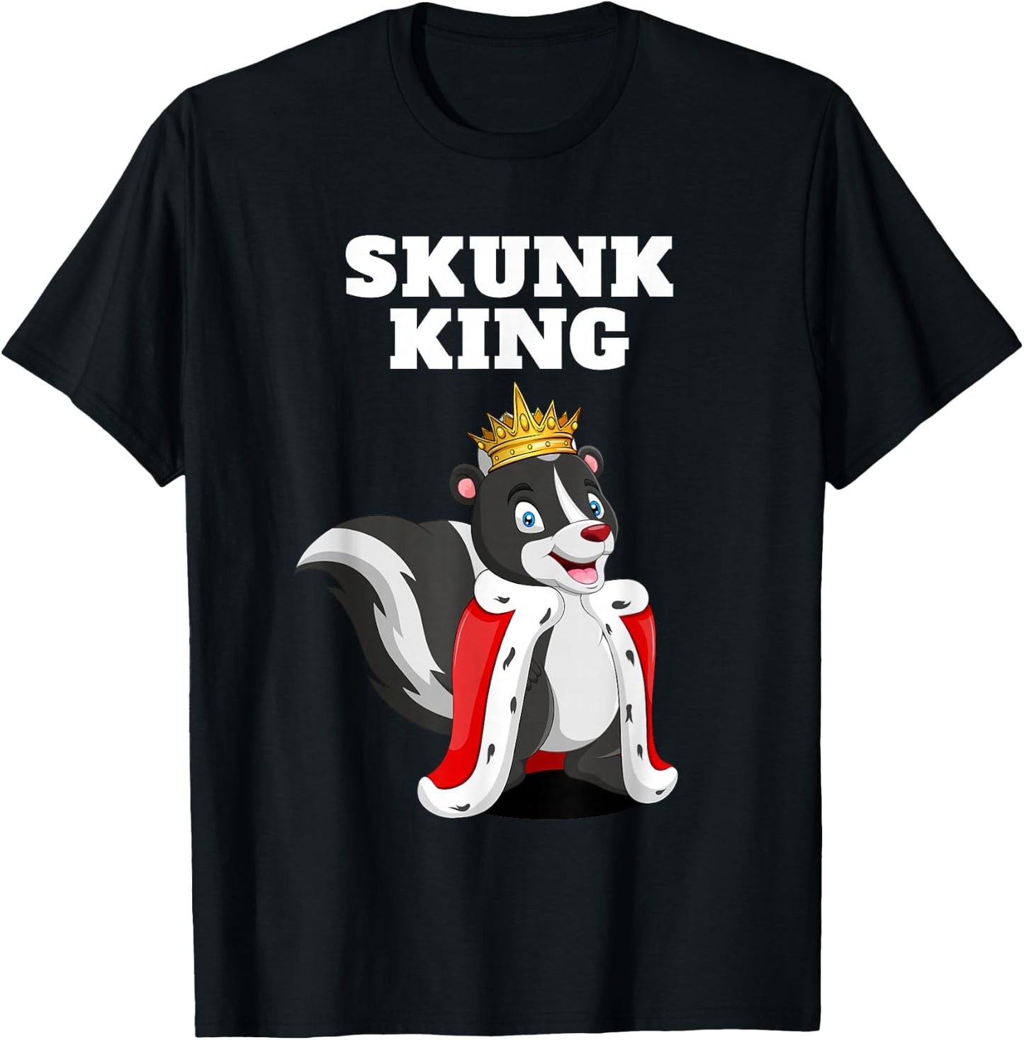 Skunk King | Boys Skunk Gear | Skunk T-Shirt - T-Shirt | Black