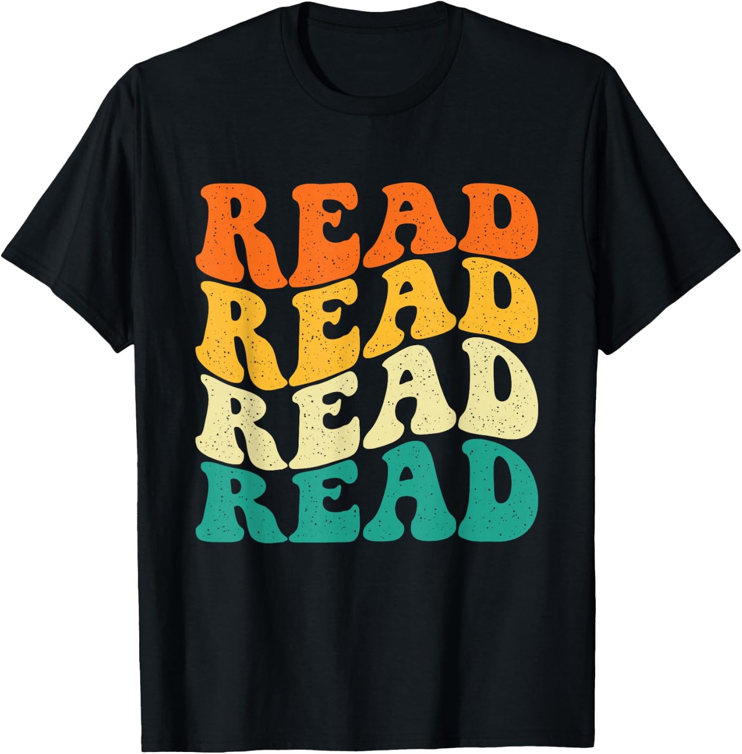 Read Read Read Read - Book Lover Reading Bookworm Reader T-Shirt - T-Shirt | Black