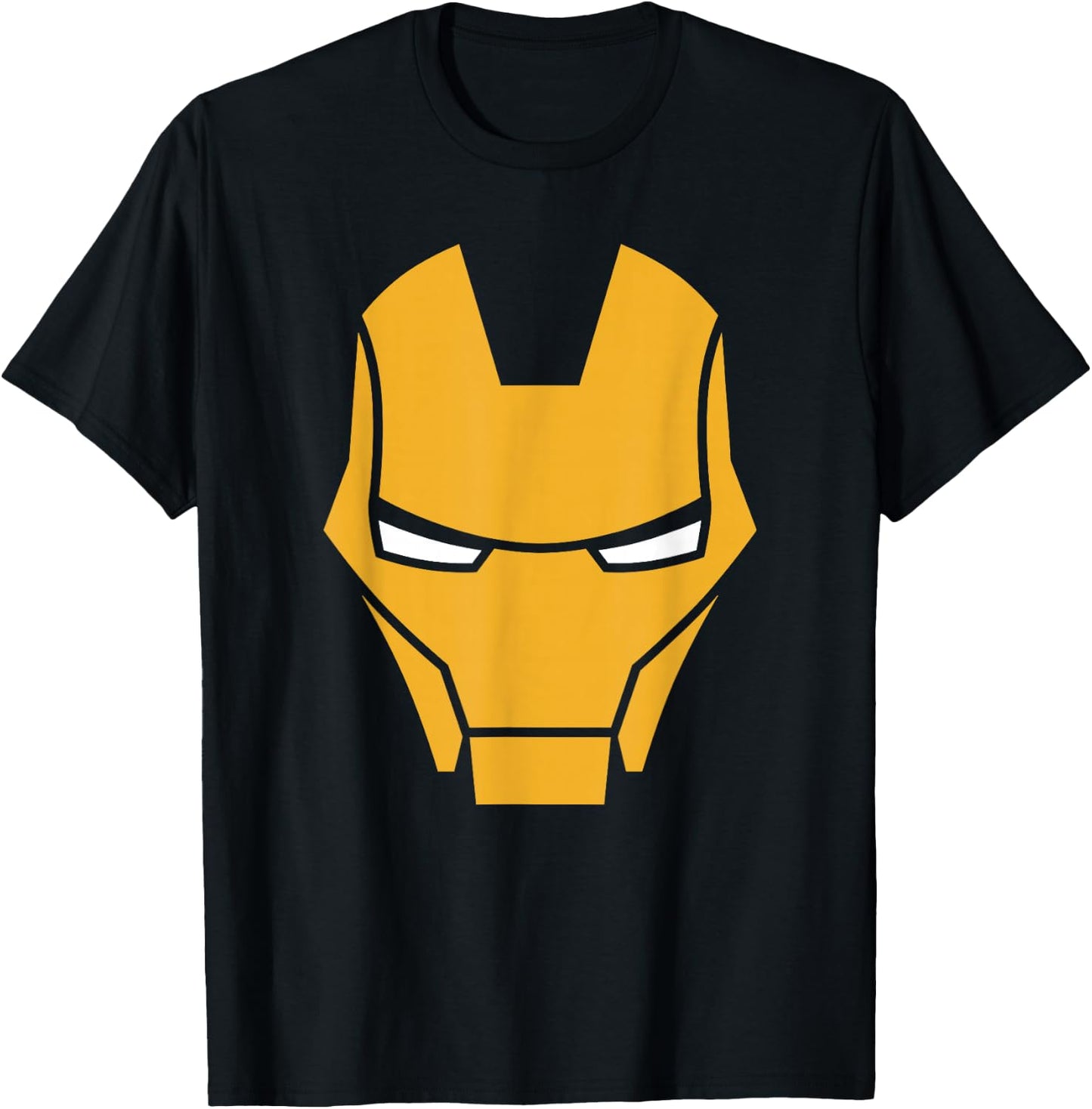 Marvel Iron Man Classic Big Face T-Shirt - T-Shirt | Black