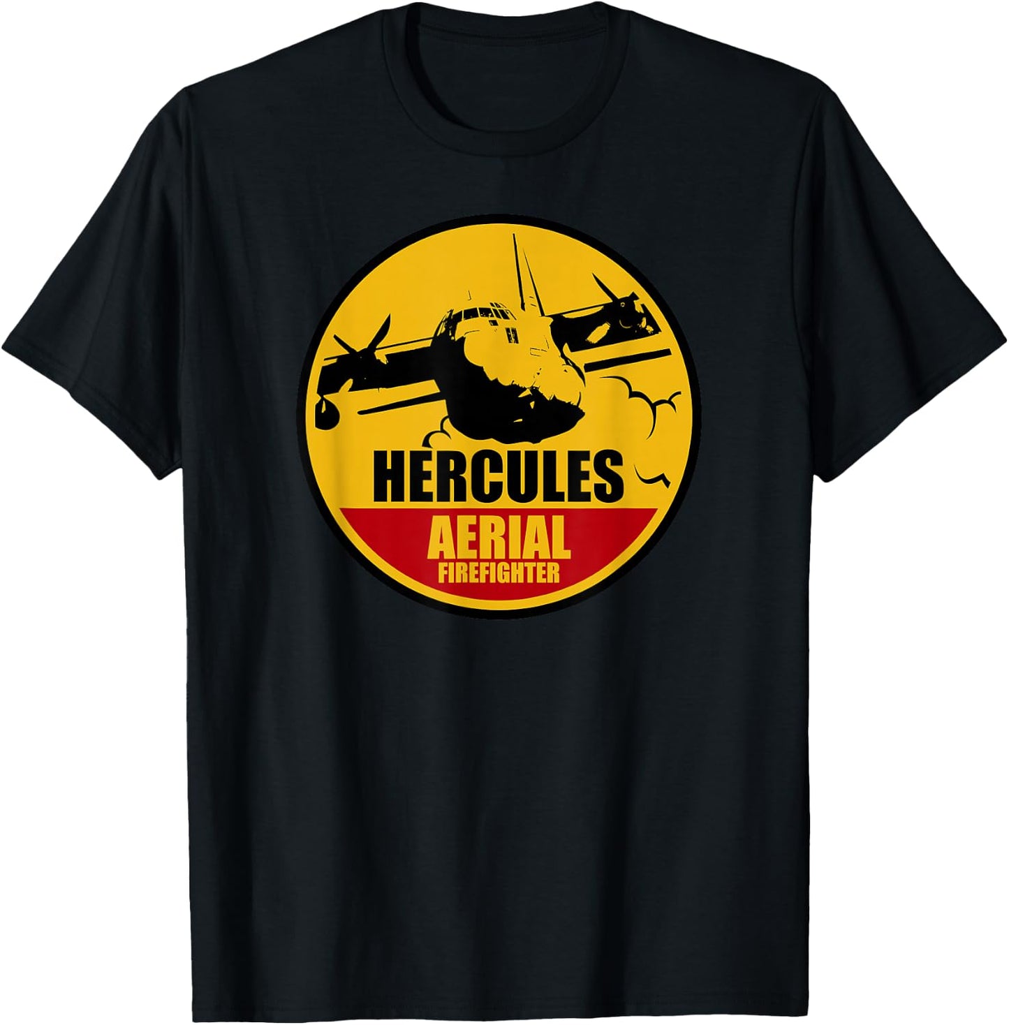 Hercules Aerial Firefighter T-Shirt - T-Shirt | Black