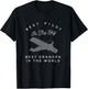 Best Pilot in the Sky Grandpa Granddaughter Grandson T-Shirt - T-Shirt | Black