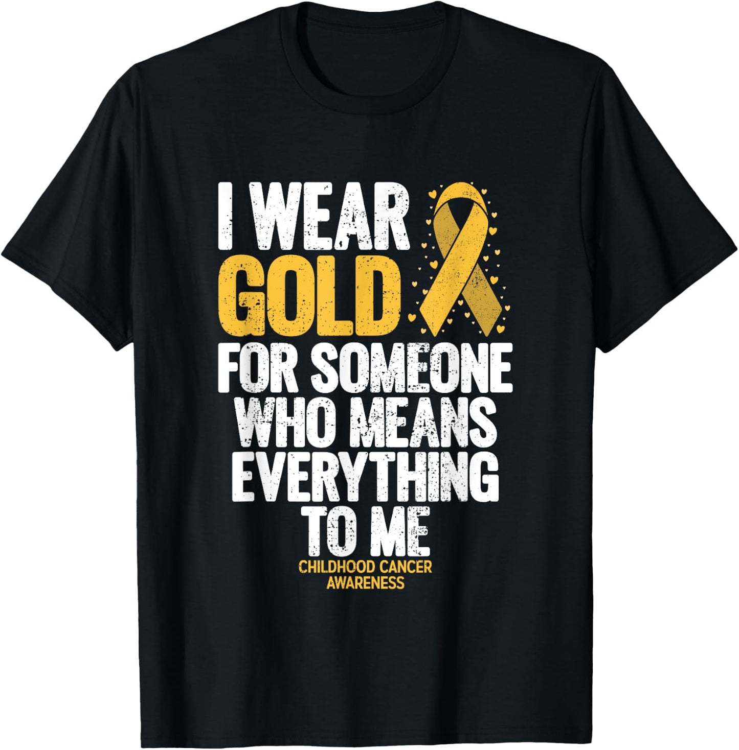 Childhood Cancer Shirt for Family Childhood Cancer Awareness T-Shirt - T-Shirt | Black