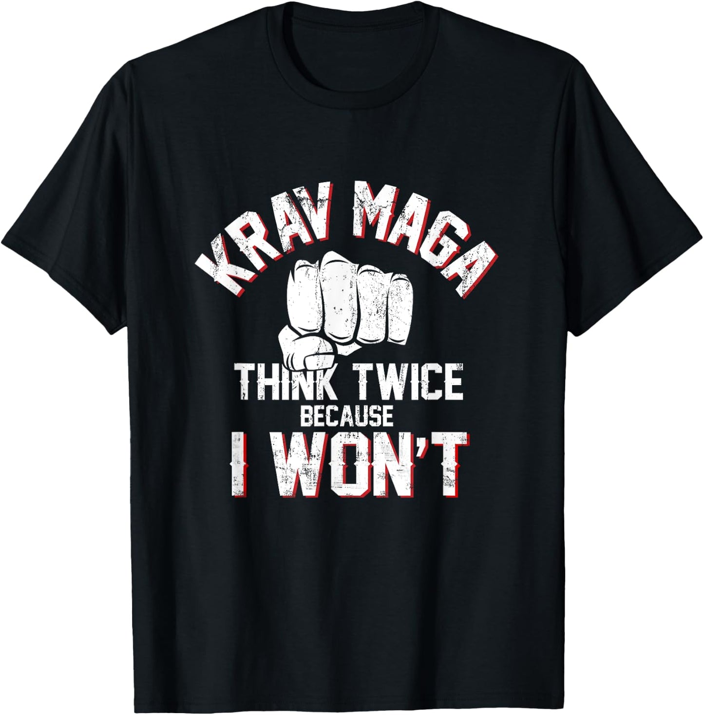 Funny Krav Maga Warrior - Combat and Self Defense Gifts T-Shirt - T-Shirt | Black