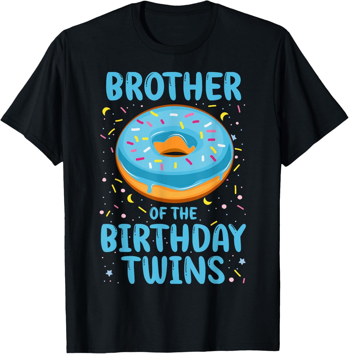 Brother of the Birthday Twins T-Shirt - T-Shirt | Black