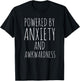 Funny Anxiety Social Awkwardness Awkward Anxious Sarcastic T-Shirt - T-Shirt | Black