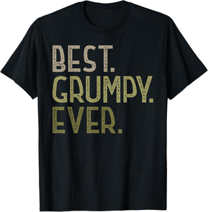 Grumpy from Grandchildren Best Grumpy Ever T-Shirt - T-Shirt | Black