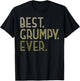 Grumpy from Grandchildren Best Grumpy Ever T-Shirt - T-Shirt | Black