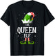 The Queen Elf Family Matching Group Christmas T-Shirt - T-Shirt | Black