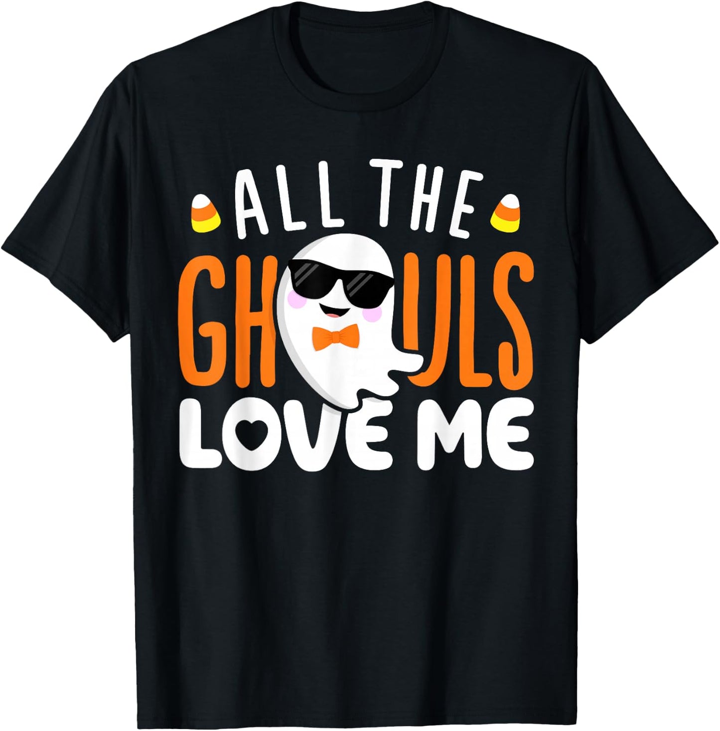 All The Ghouls Love Me Halloween Costume Toddler Boy Men T-Shirt - T-Shirt | Black
