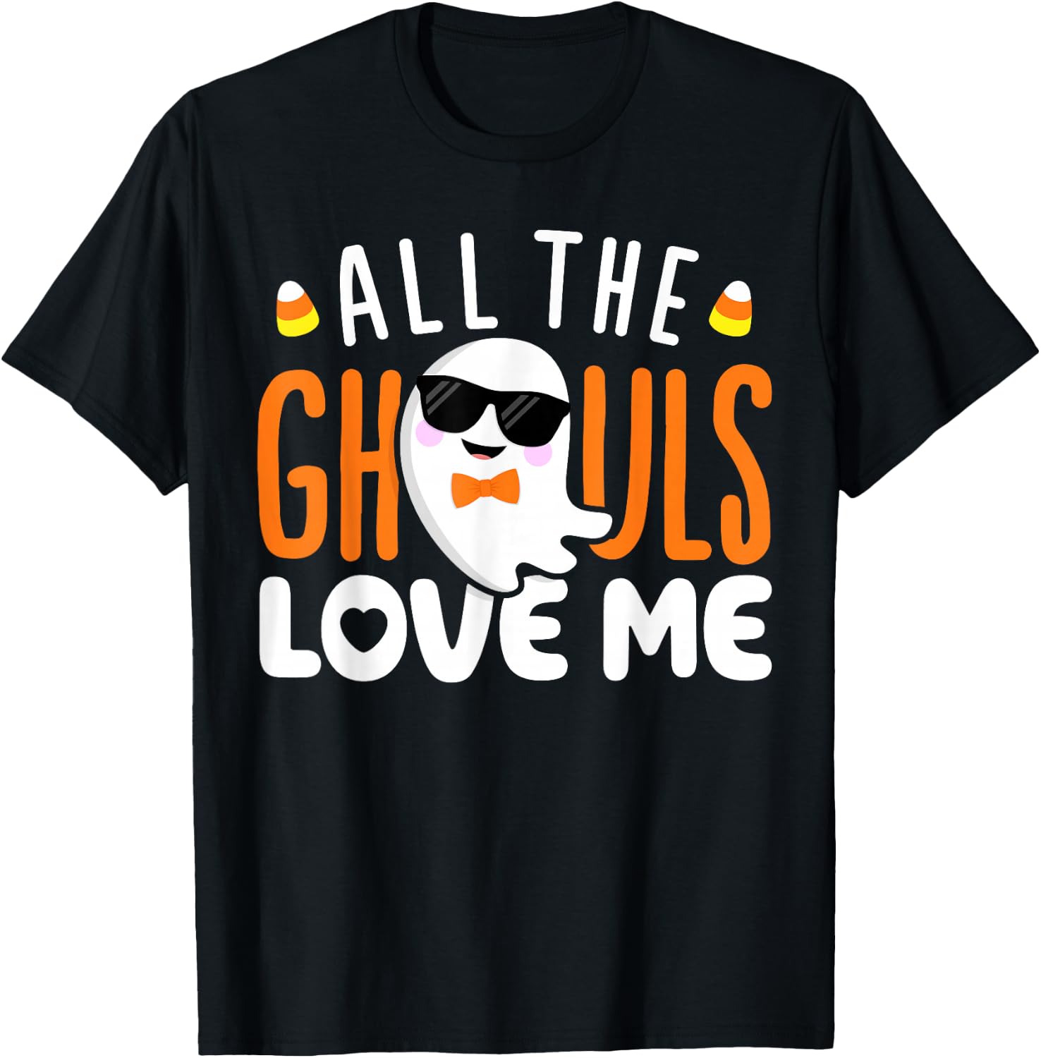 All The Ghouls Love Me Halloween Costume Toddler Boy Men T-Shirt - T-Shirt | Black