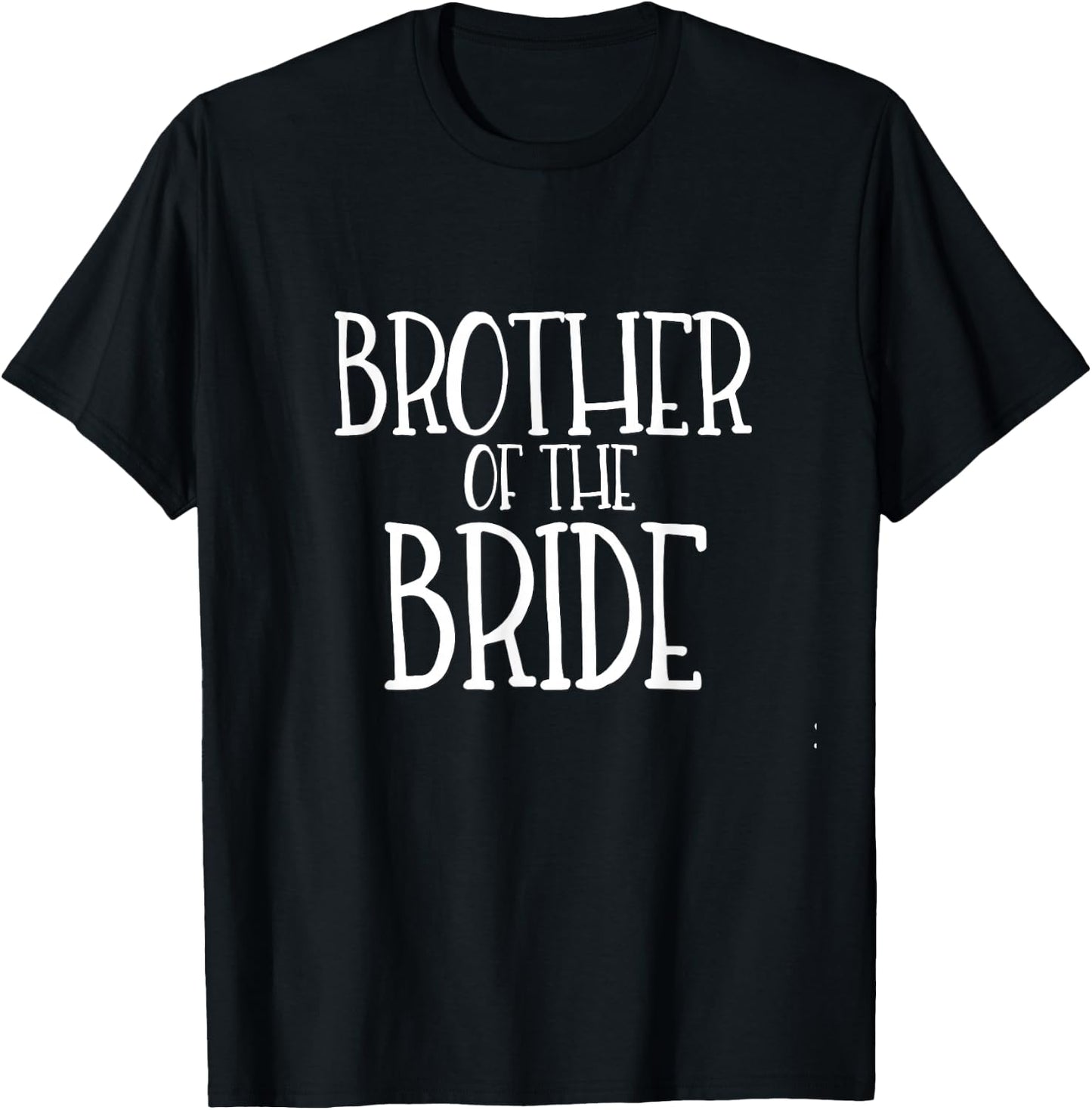 Brother of the Bride Shirt Wedding Party Groom Family Tribe T-Shirt - T-Shirt | Black
