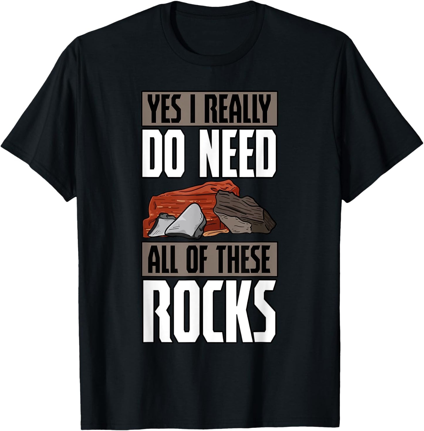 Geology Earth Scientists Geologists Mineral Collectors Rock Small T-Shirt - T-Shirt | Black