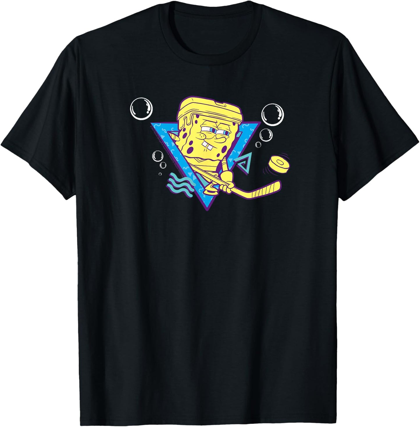 SpongeBob SquarePants Hockey Pants T-Shirt - T-Shirt | Black