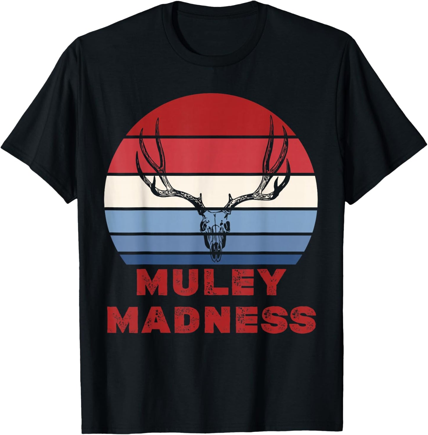 Muley Madness Mule Deer T-Shirt - T-Shirt | Black