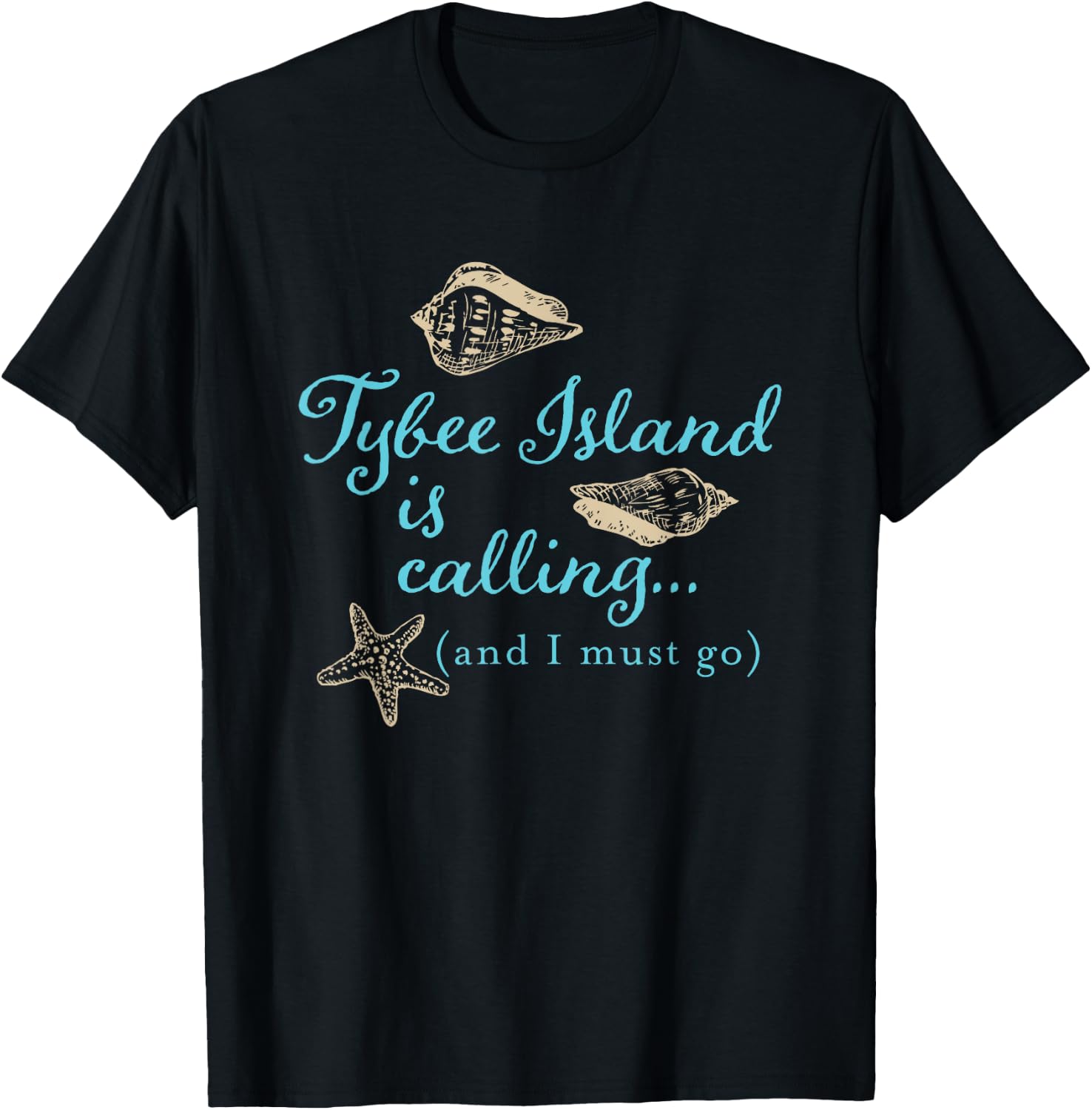 Tybee Island Georgia is calling T-Shirt - T-Shirt | Black