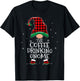 Coffee Drinking Gnome Xmas Family Matching Funny Christmas T-Shirt - T-Shirt | Black
