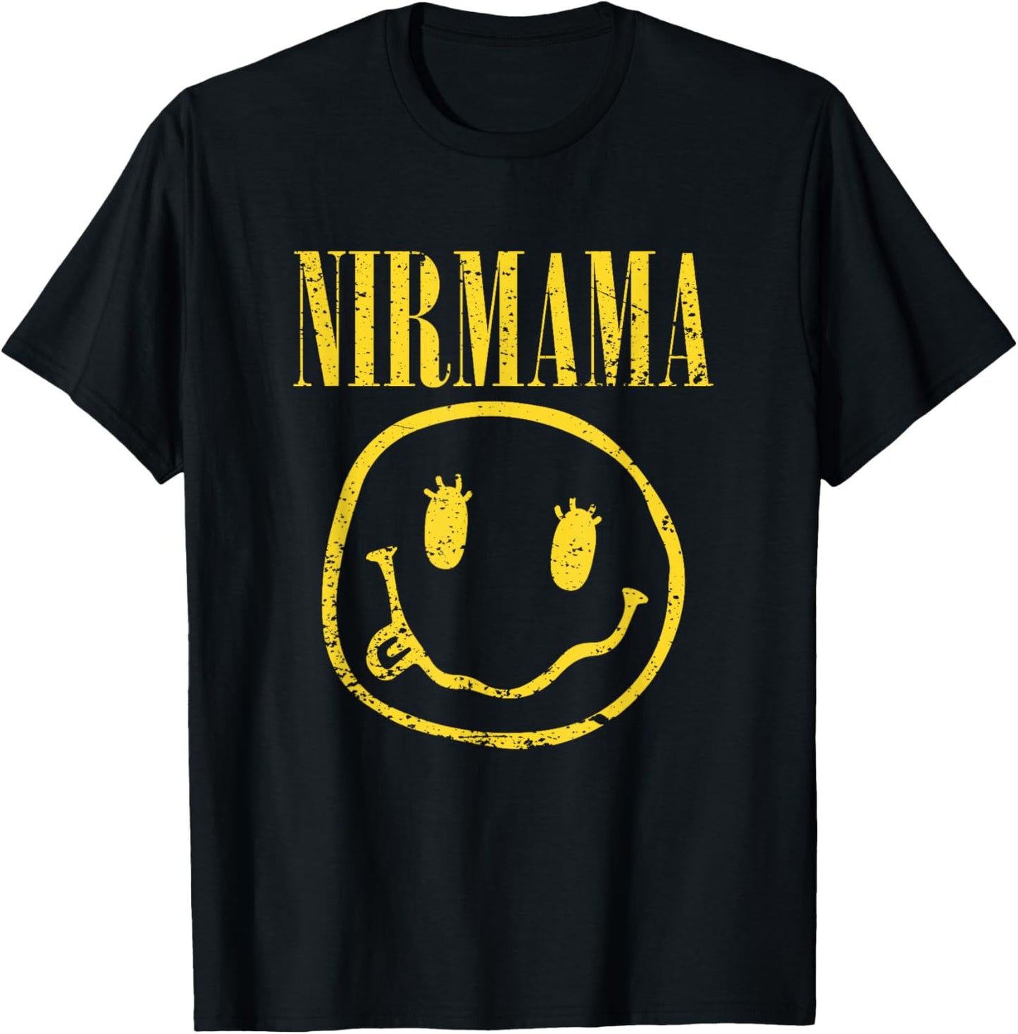 Nirmama Grunge Rock Cool Mom Design 90's Rocker Mom Nirmama T-Shirt - T-Shirt | Black