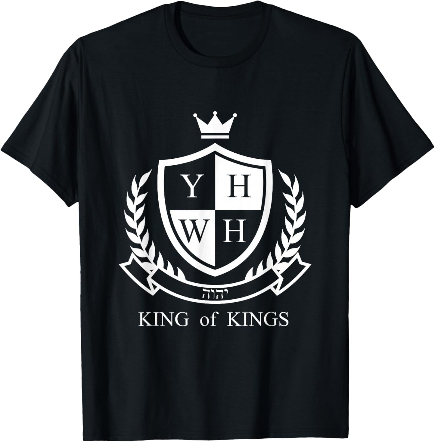 Yahweh King of Kings T-Shirt - T-Shirt | Black
