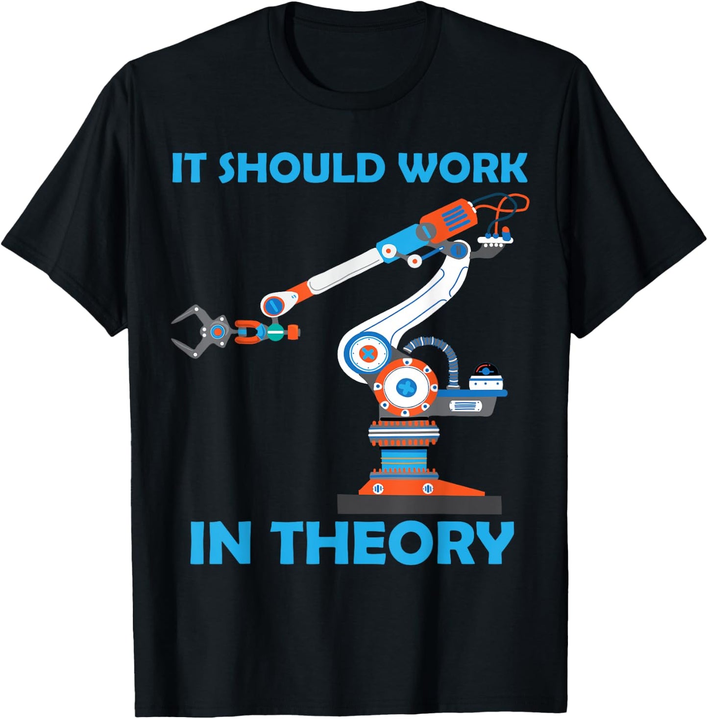Cool Robotics Art Men Women Robotics Engineer Robot Lovers Small T-Shirt - T-Shirt | Black