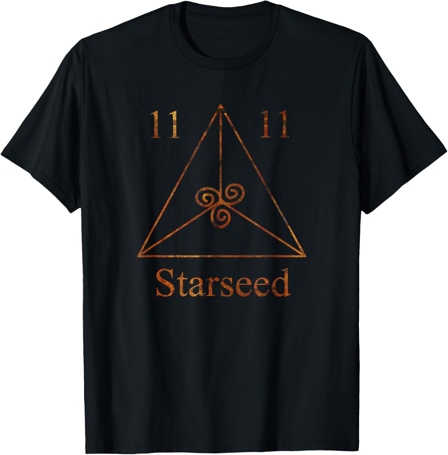 Starseed Ascension Symbol T-Shirt - T-Shirt | Black
