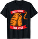 Tiger Furry Thighs Save Lives Proud Furry Pride Fandom T-Shirt - T-Shirt | Black