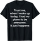 Woke Up Awesome Funny Quote for Legends T-Shirt - T-Shirt | Black