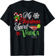 My Christmas Spirit is Vodka Funny Holiday Drinking T-Shirt - T-Shirt | Black