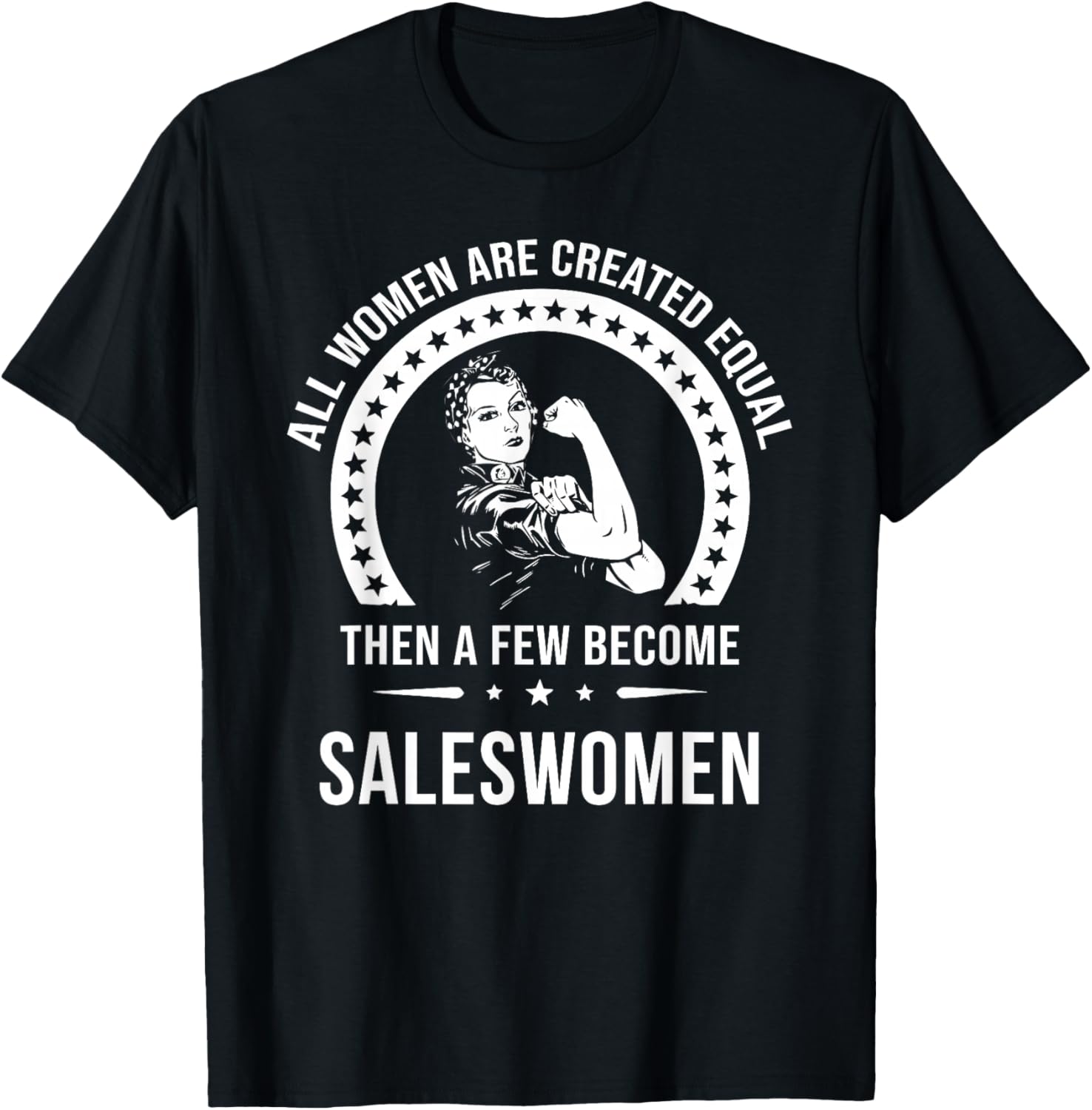 Saleswoman Shirts | Saleswoman T-Shirt - T-Shirt | Black