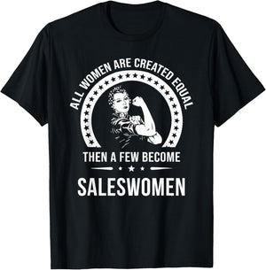 Saleswoman Shirts | Saleswoman T-Shirt - T-Shirt | Black