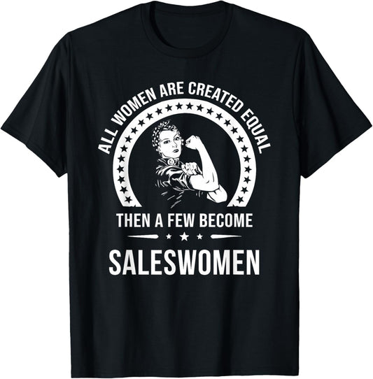 Saleswoman Shirts | Saleswoman T-Shirt - T-Shirt | Black